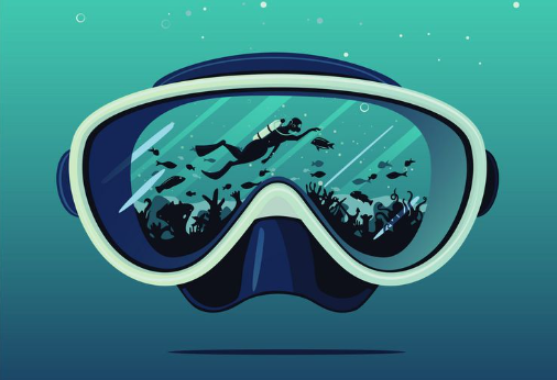 Scuba diving mask